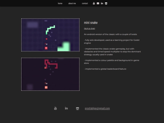minisnake screenshot