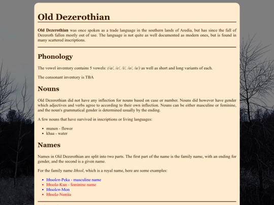 lore/old-dezerothian screenshot