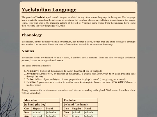lore/yselstadian screenshot