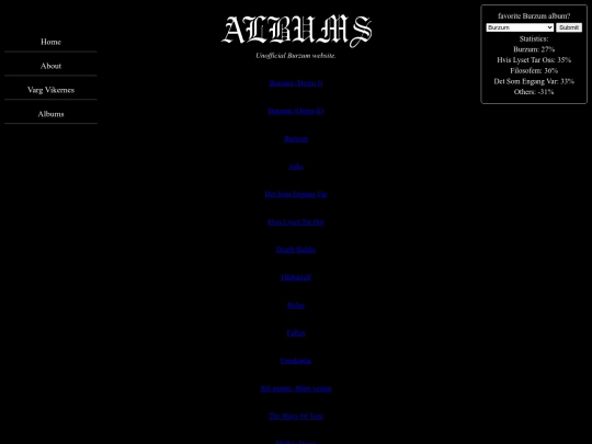 albums screenshot