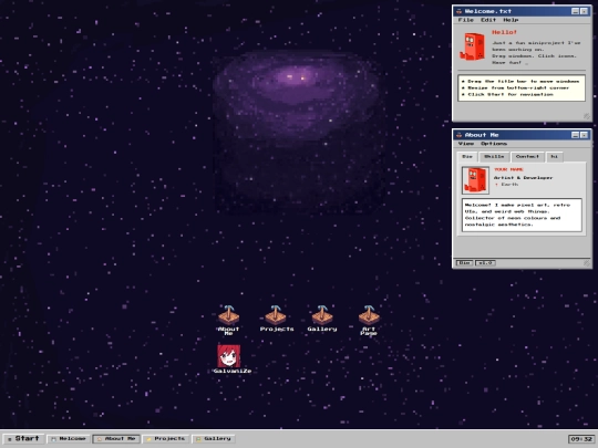 start screenshot