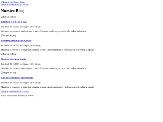 blog screenshot