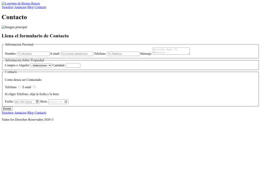 contacto screenshot
