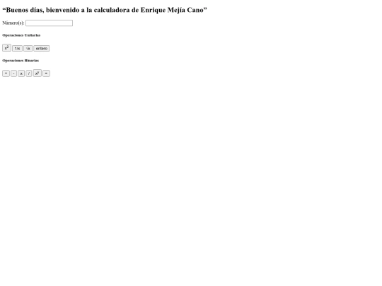 calculadora screenshot
