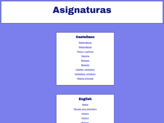 asignaturas screenshot