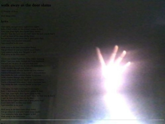 lyrics screenshot