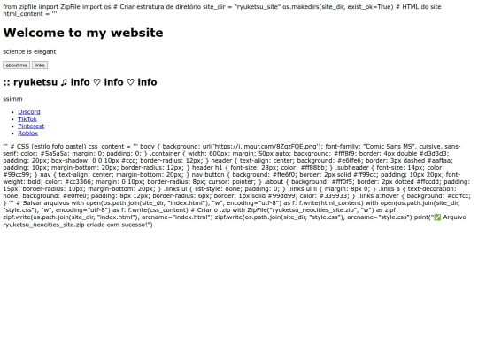 index screenshot