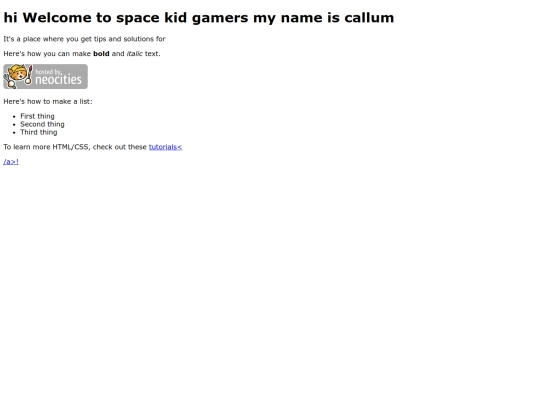 index screenshot