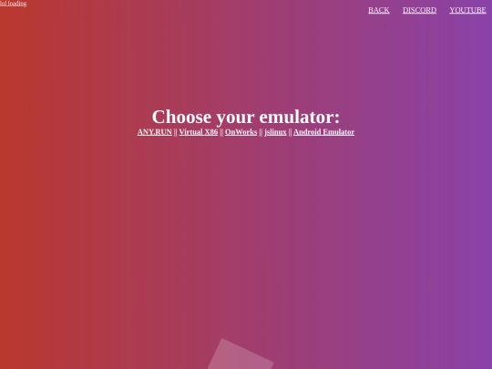 emulators screenshot