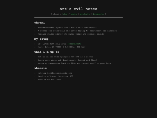 whoami screenshot