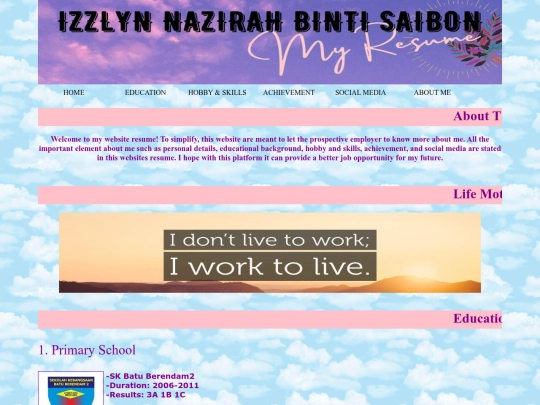 IzzlynNazirah screenshot
