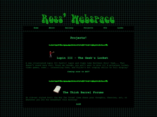 projects screenshot