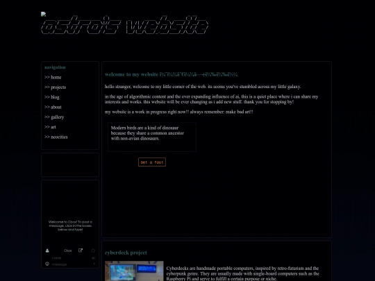 homepage screenshot