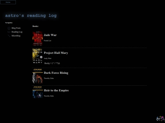 readinglog screenshot
