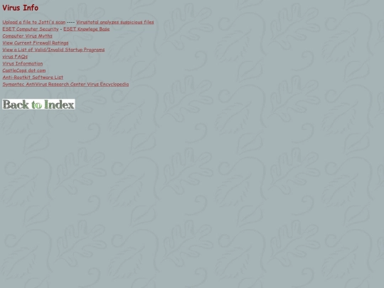 virus screenshot