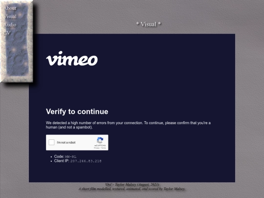 visual screenshot