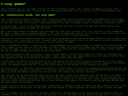 Pages/Blog/Cosygame screenshot
