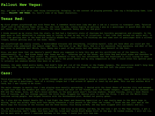 Pages/Blog/FalloutNVtalk screenshot