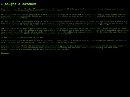 Pages/Blog/IboughtaHatchet screenshot