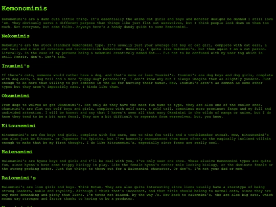 Pages/Blog/Kemonomimi screenshot