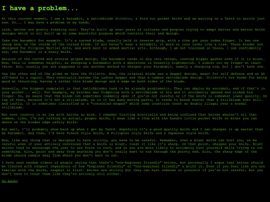 Pages/Blog/Knives screenshot