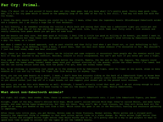 Pages/Blog/Primal screenshot