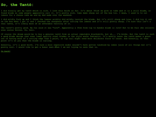 Pages/Blog/Tanto screenshot