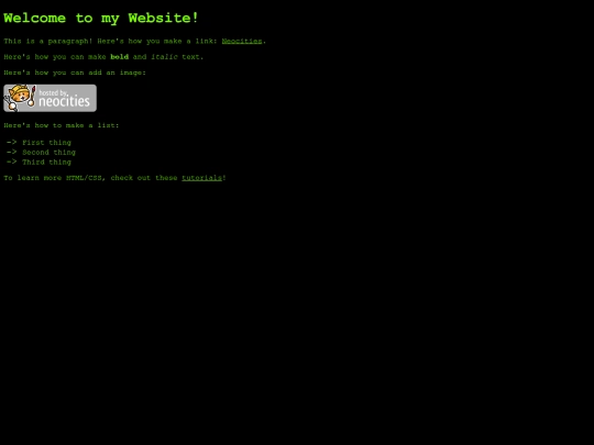 Pages/Help screenshot