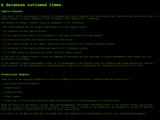 Pages/Writting/TSADF/IllegalIems screenshot