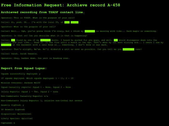 Pages/Writting/TSADF/IncidentReportDemonicSummoning screenshot