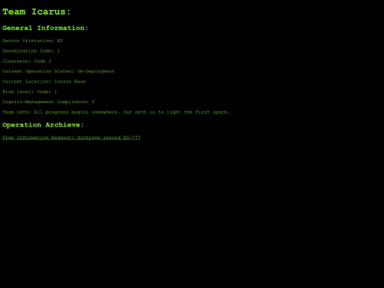 Pages/Writting/TSADF/TeamIcarus screenshot