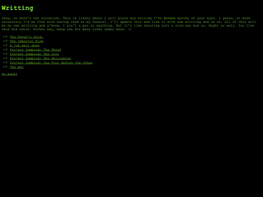 Pages/WrittingProject screenshot