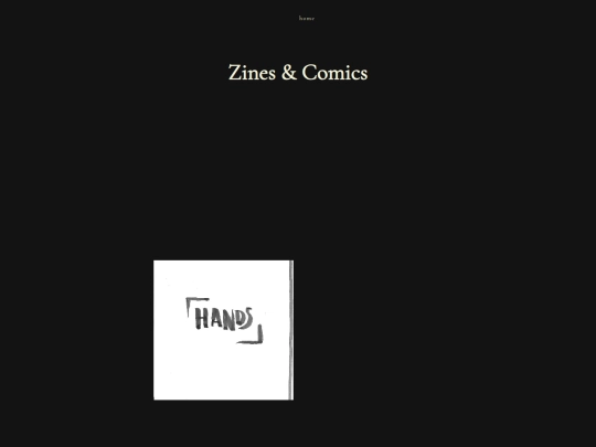 zines screenshot