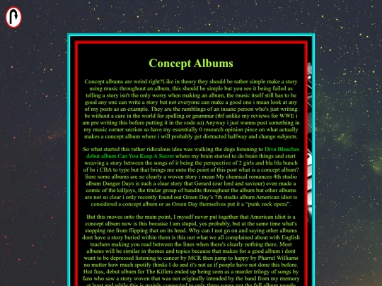 music/concepts screenshot