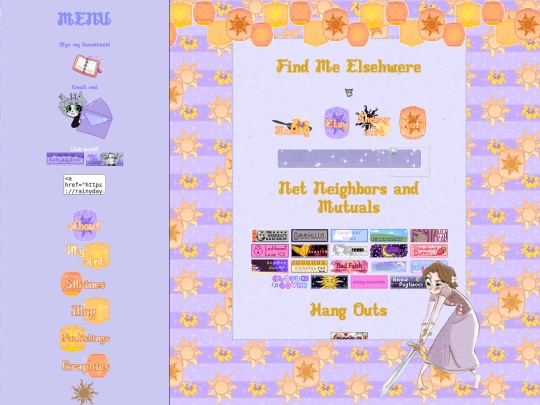 links screenshot