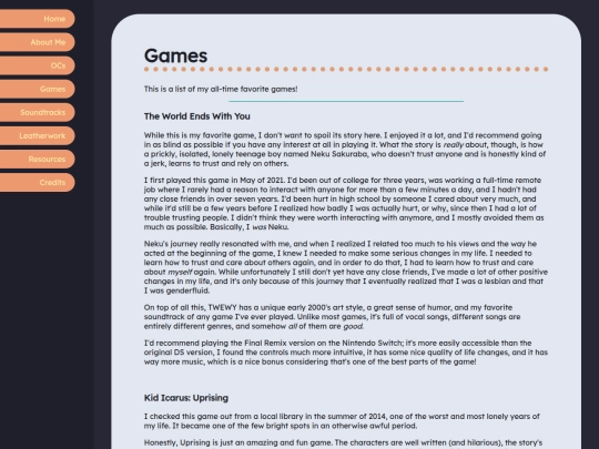 games screenshot