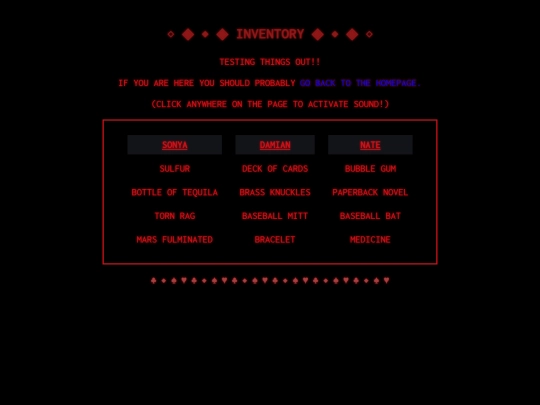 chainlink/underworld/inventory screenshot