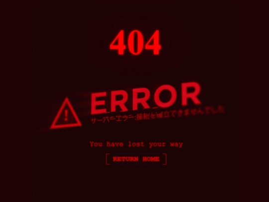 not_found screenshot