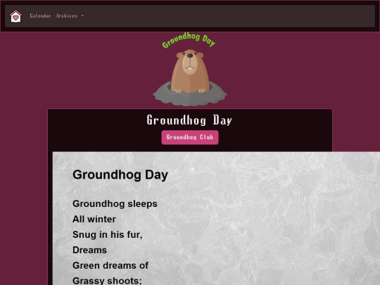 groundhogDay screenshot