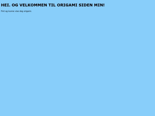 origami screenshot
