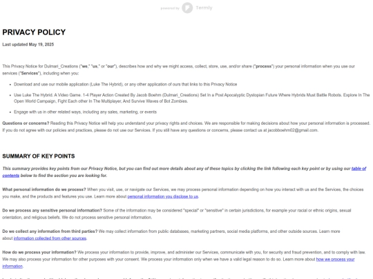 policy screenshot