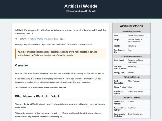 artificial-worlds screenshot