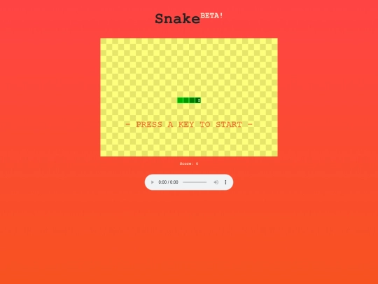 snake screenshot