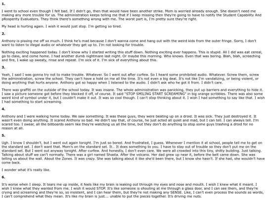 diary screenshot