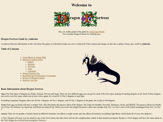 dragonfortress screenshot