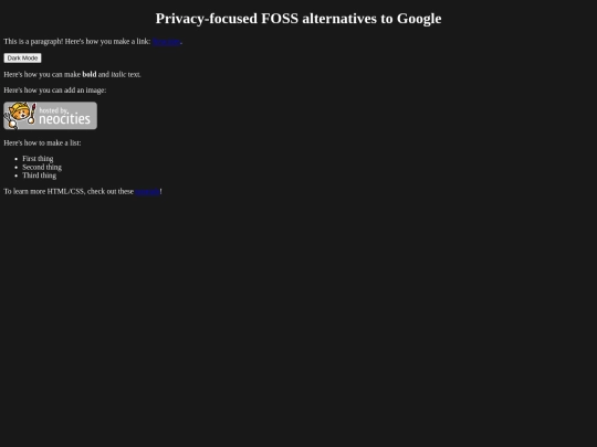 foss-google-alternatives screenshot