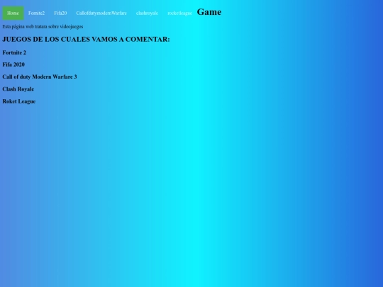 index screenshot