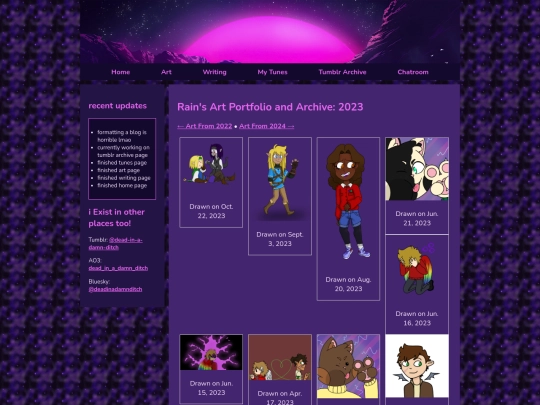art/year/2023 screenshot