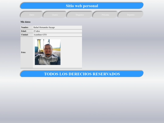 Actividad No.3 /MiSitioweb screenshot