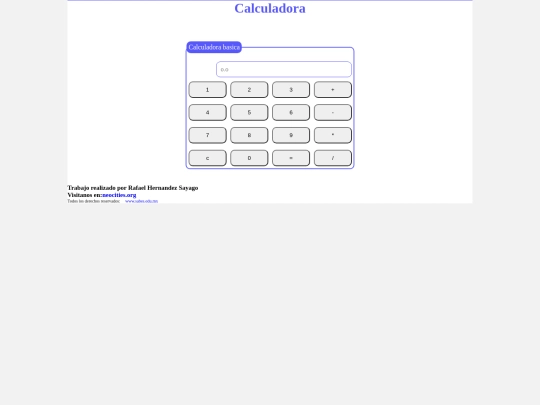 Actividad No6. (Calculadora con Java Script) screenshot
